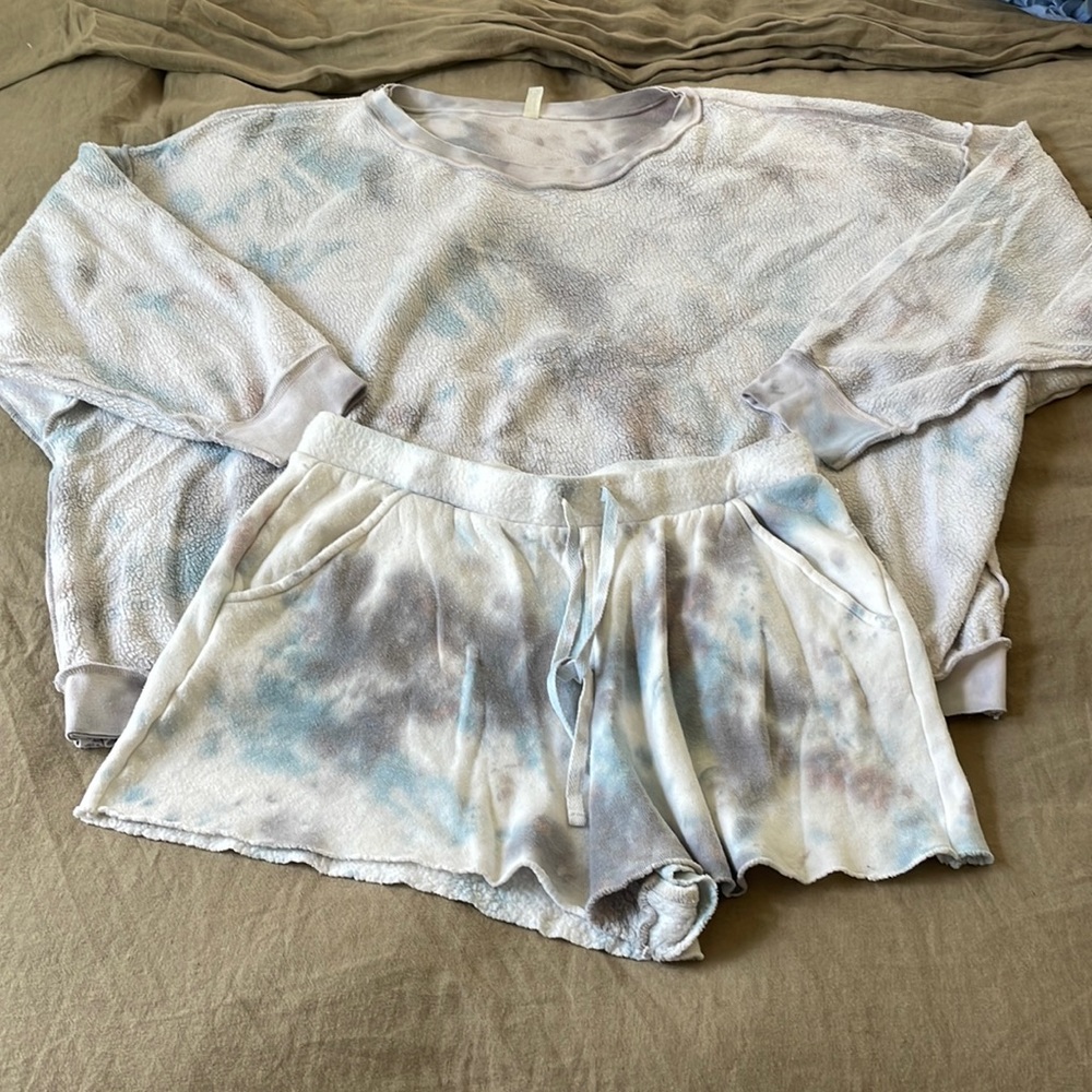 FP Intimately Sweater Short Set
